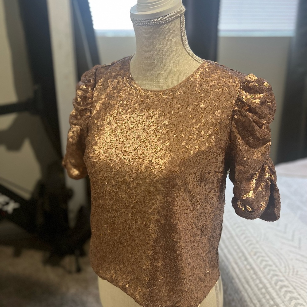 Abercrombie Sequin blouse - Picture 1 of 4